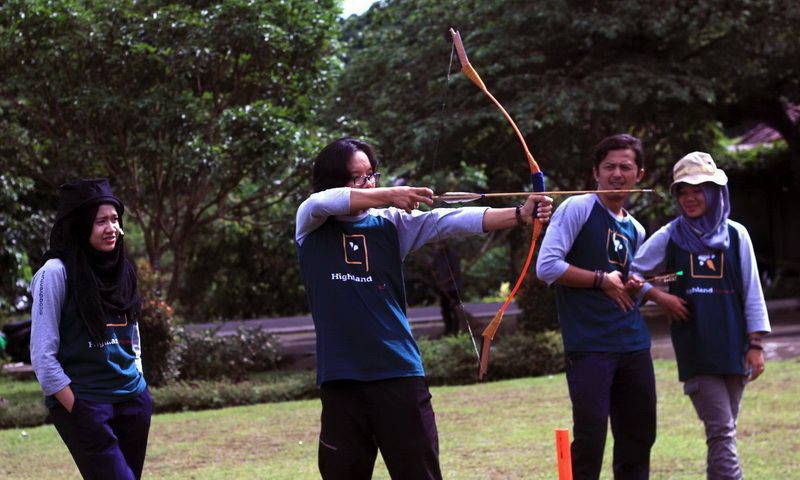 Outbound Bogor dalam archery games