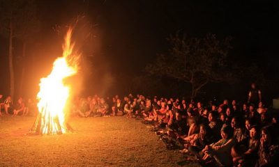 outbound bogor dan outbound puncak-api unggun