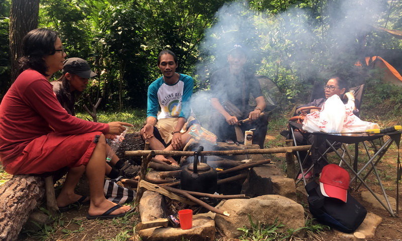 tempat camping di puncak