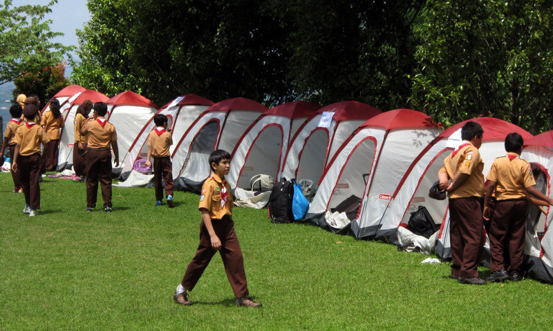 outbound camping pramuka