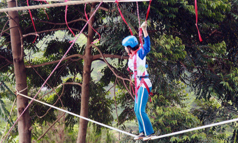 outbound highropes perlahan