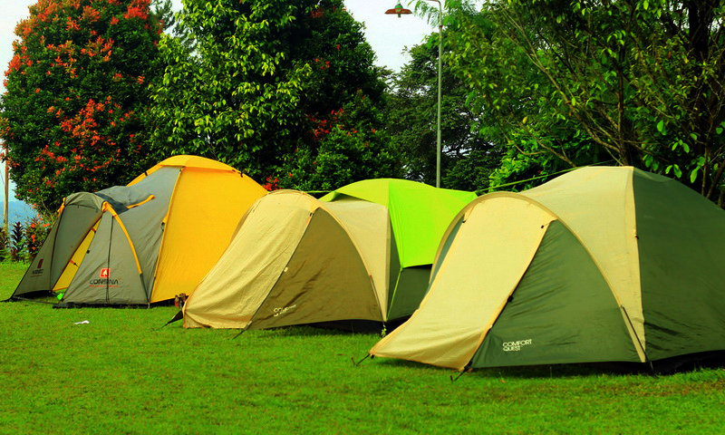 tempat camping di puncak