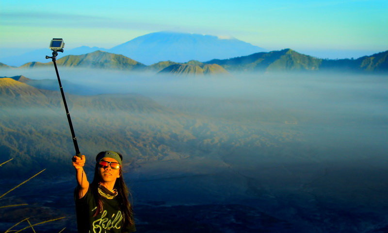 pendaki gunung taman nasional puncak semeru