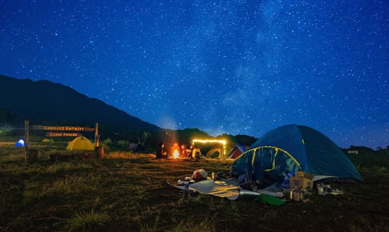 Tempat Camping di Puncak
