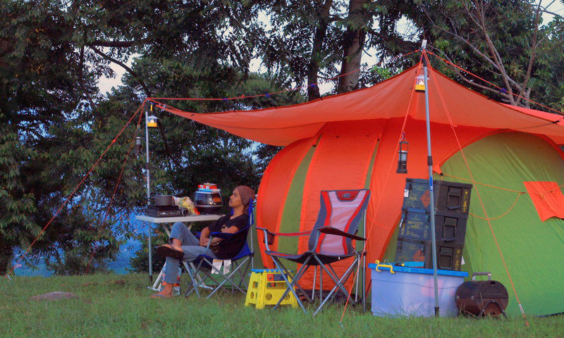 tenda glamping camping